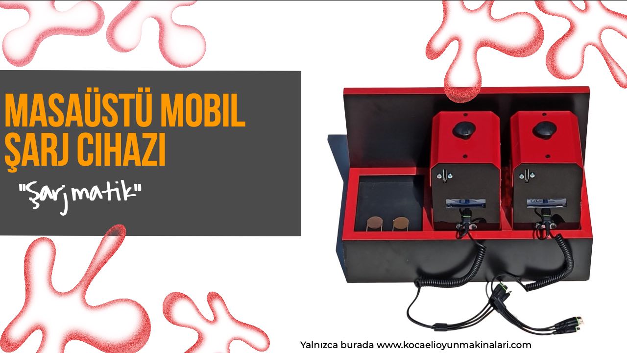 Masaüstü Mobil Şarj İstasyonu/Şarjmatik